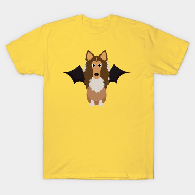 Rough Collie Halloween Fancy Dress Costume T-Shirt by DoggyStyles